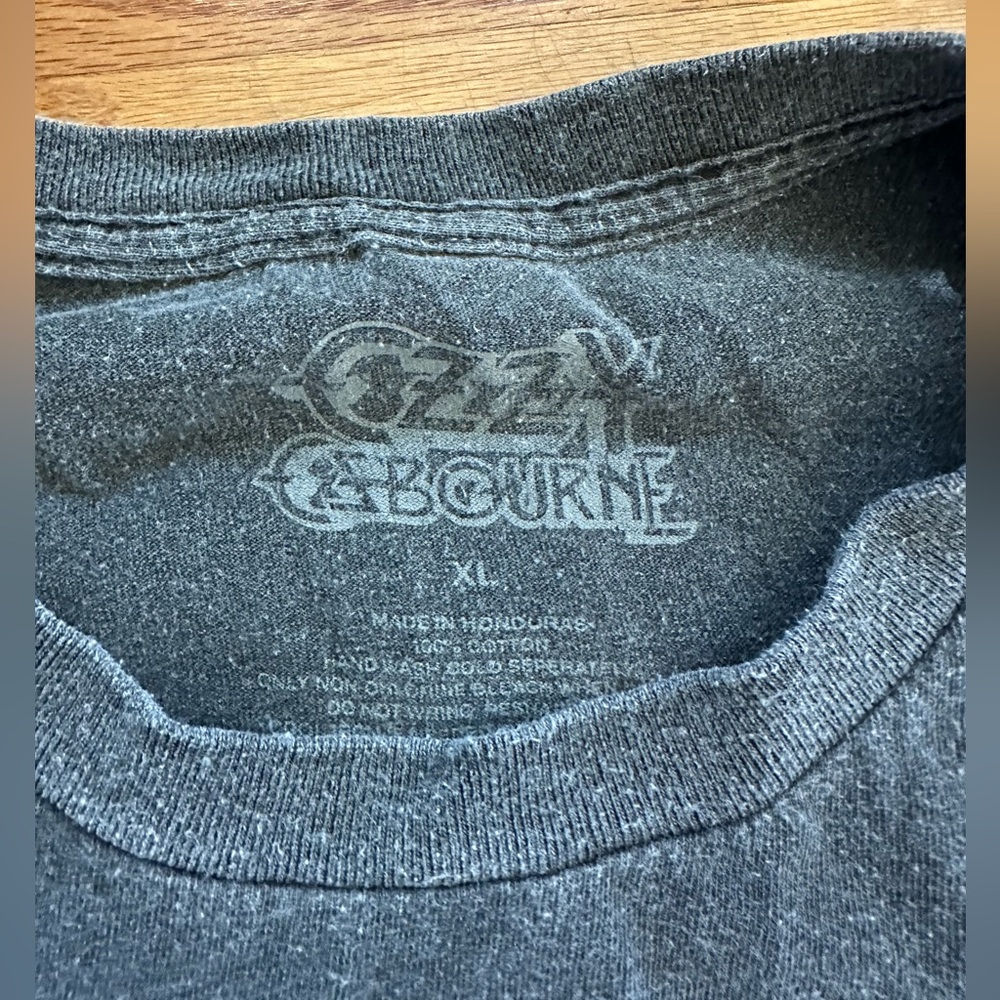Ozzy Osbourne ⚡️vintage fade Black Graphic T-Shirt ⚡️XL - Picture 2 of 3